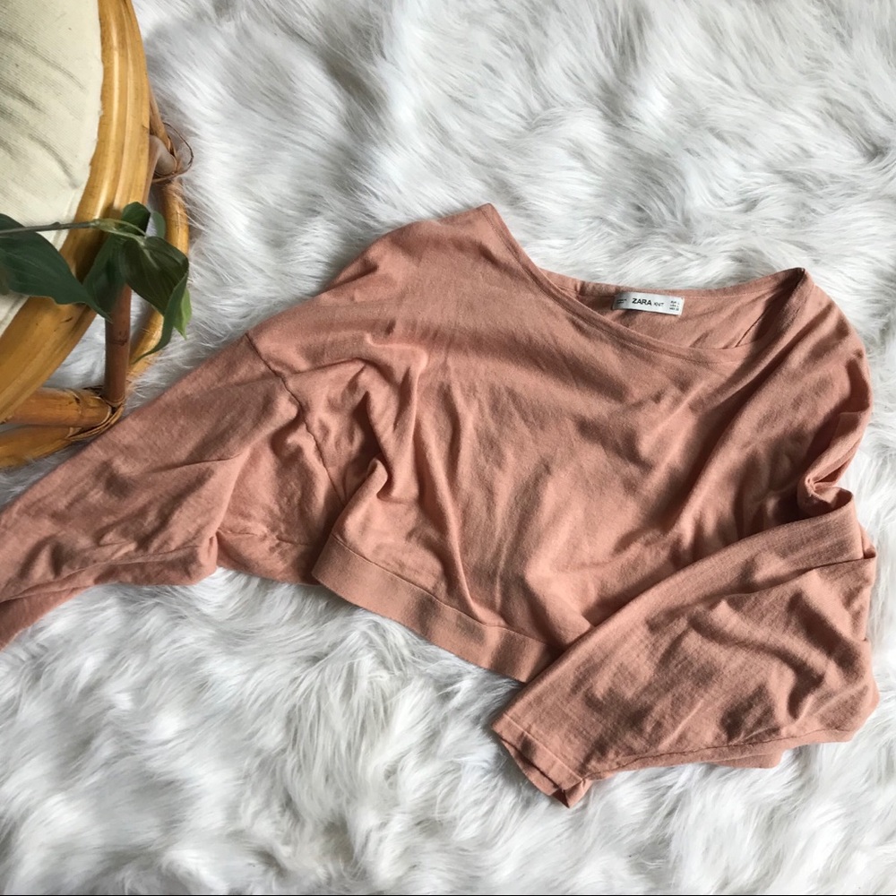 Zara Knit Wrap Top
